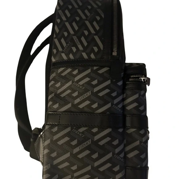 Versace La Greca Signature Backpack Mens